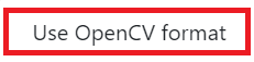 Calibdb OpenCV Format Option.