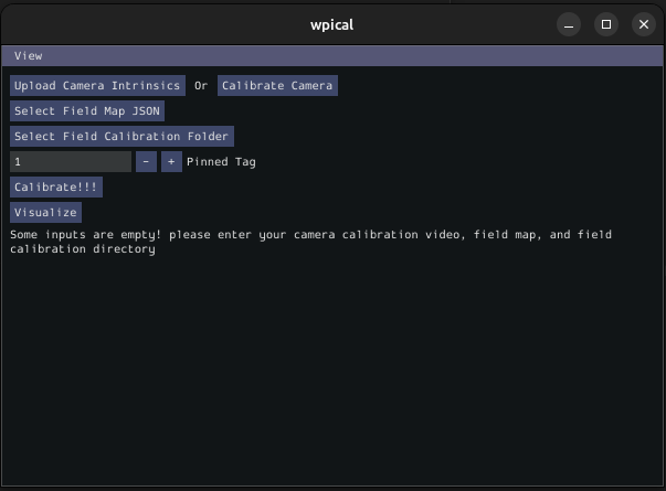 WPIcal tool.